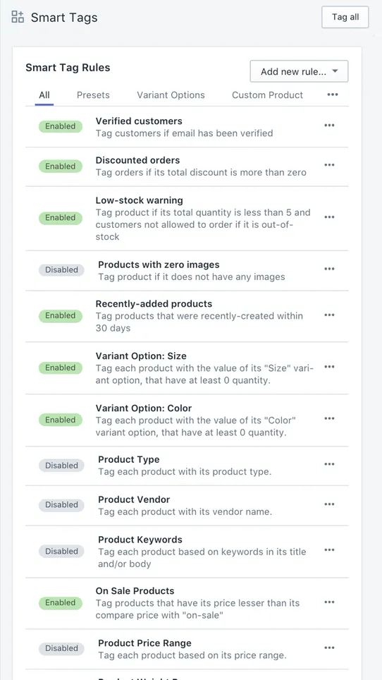 WHF Smart Tags screenshot