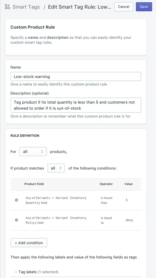 WHF Smart Tags screenshot