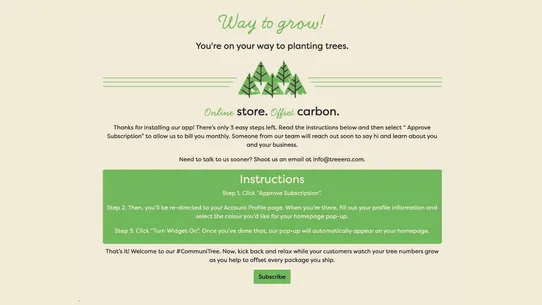 1:Tree ‑ Carbon Offset App screenshot