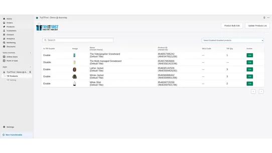 TryITFirst : Demo @ doorstep screenshot