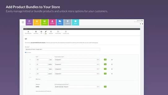 Wherefour ERP/Traceability screenshot