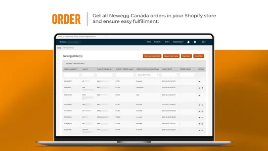 CedCommerce NeweggCa Connector screenshot