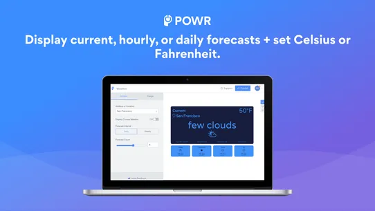 POWR: Live Weather Forecast screenshot