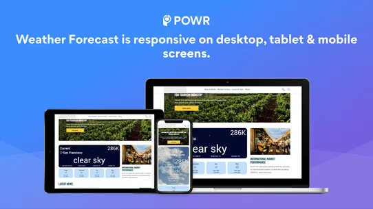 POWR: Live Weather Forecast screenshot