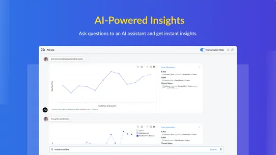 Zoho Advanced Analytics screenshot