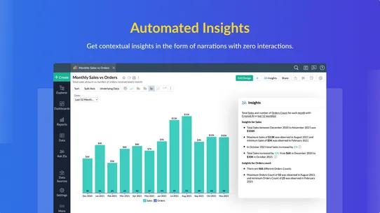 Zoho Advanced Analytics screenshot