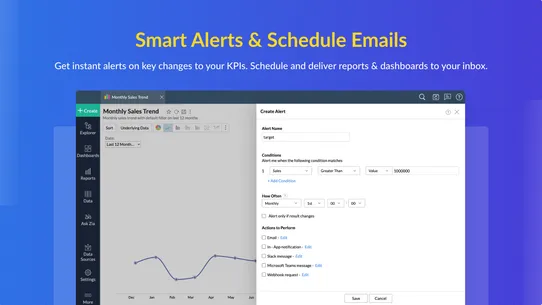 Zoho Advanced Analytics screenshot