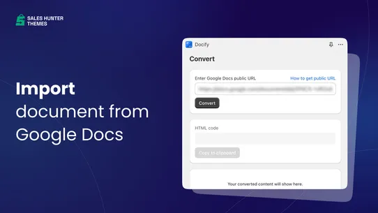 Docify ‑ Docs to Blog screenshot