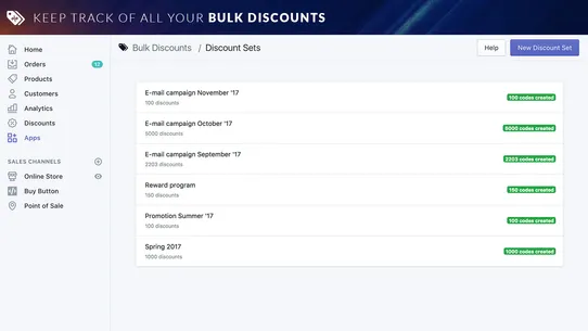 MyBulk ‑ Bulk Discount Creator screenshot