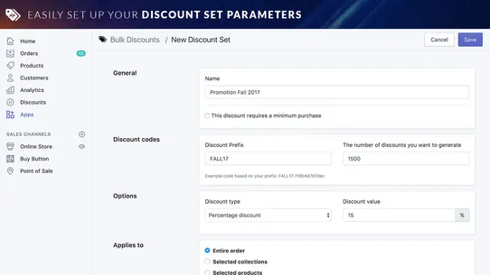 MyBulk ‑ Bulk Discount Creator screenshot