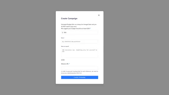 SBK Influencer Affiliate Hub screenshot