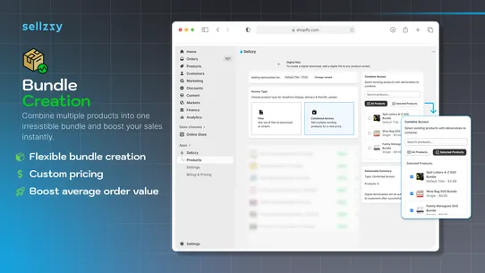 Sellzzy ‑ Easy Digital Sales screenshot