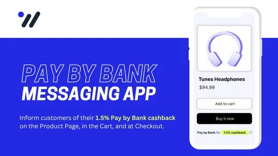 Pay by Bank Messaging screenshot