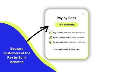 Pay by Bank Messaging screenshot