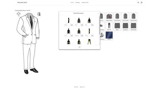 Tailor Suit Shop screenshot