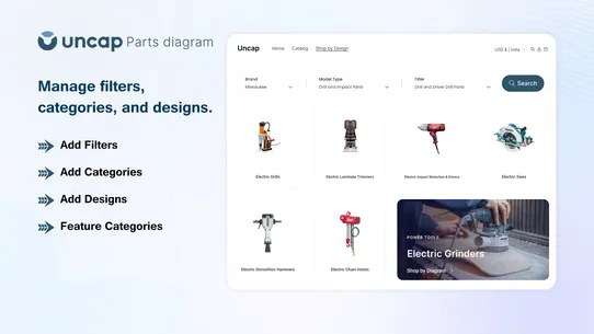 Uncap Parts Diagram screenshot