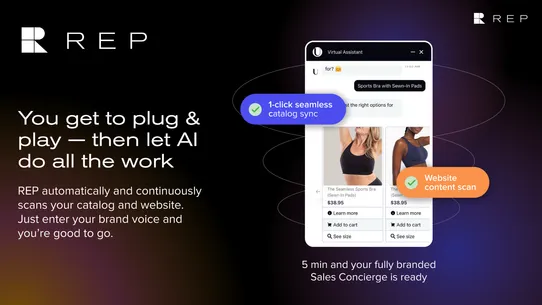 Rep AI: ChatGPT Sales Chatbot screenshot