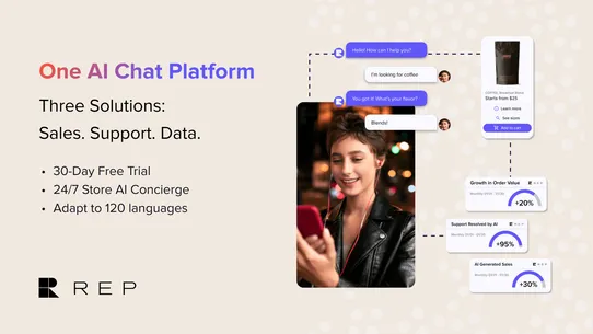 Rep AI: ChatGPT Sales Chatbot screenshot