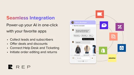 Rep AI: ChatGPT Sales Chatbot screenshot