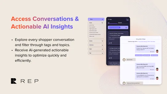 Rep AI: ChatGPT Sales Chatbot screenshot