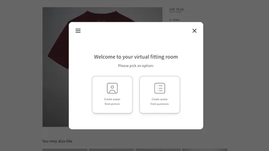 AlterEgo Virtual Fitting screenshot