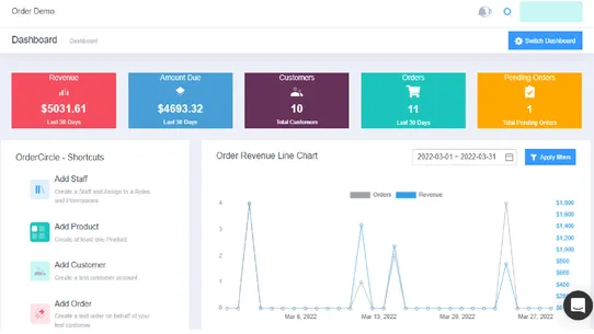 OrderCircle screenshot