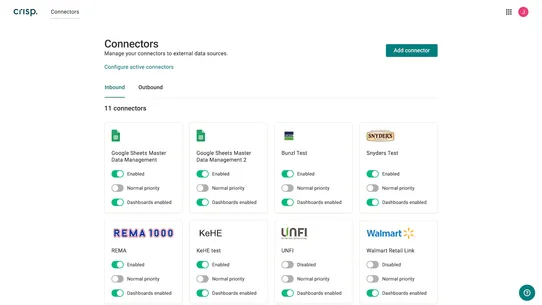 Crisp Data Connector screenshot
