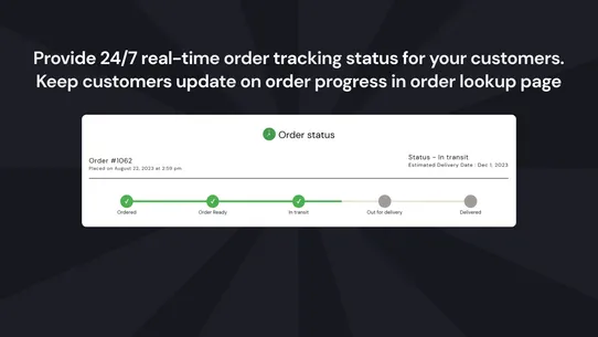 QuickTrack | Order Tracking screenshot