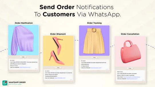 WhatsApp Order Notification H3 screenshot