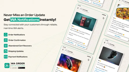WA Order Notifications screenshot
