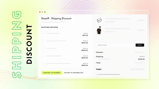 Shipoff : Shipping Discount screenshot