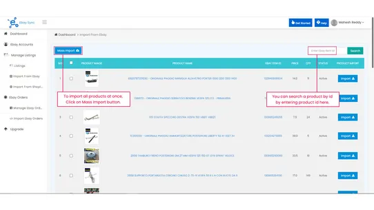 Elist Ebay Integration screenshot