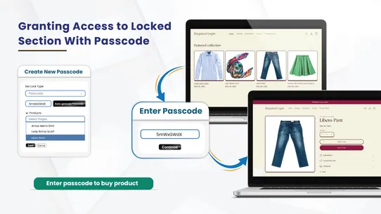 SHOPLOCK Login screenshot