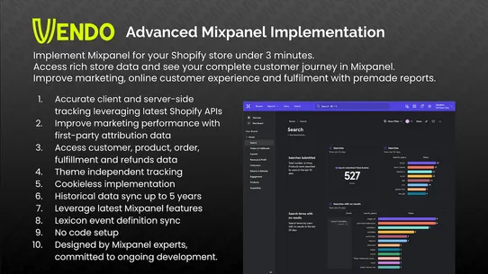 Vendo | Advanced Mixpanel Sync screenshot