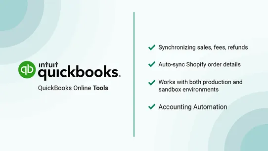 Quickbooks Online Tools screenshot