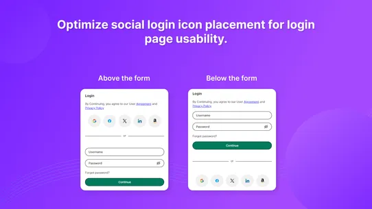 Coduzion One Tap Social Login screenshot