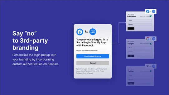 Social Login by Coduzion screenshot