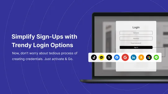 Social Login by Coduzion screenshot