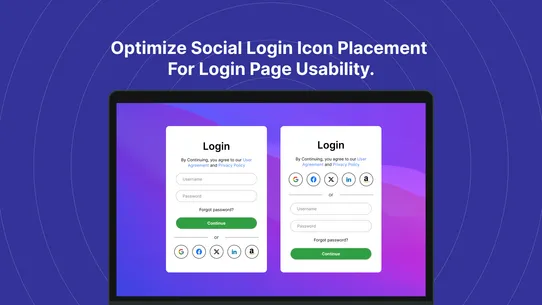 Social Login by Coduzion screenshot