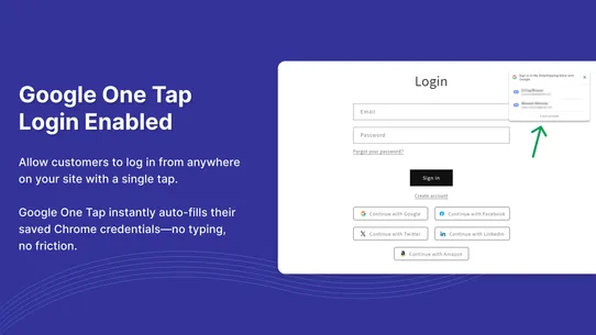 Social Login by Coduzion screenshot