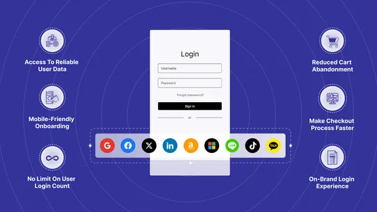 Social Login by Coduzion screenshot