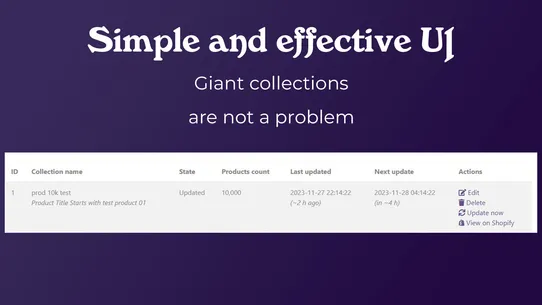 Awsm Collections Sort &amp; Filter screenshot