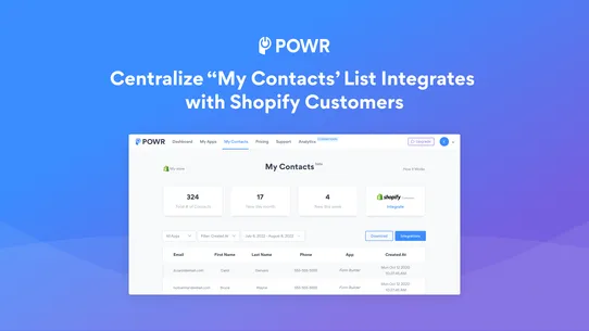 POWR Contact Form Builder screenshot