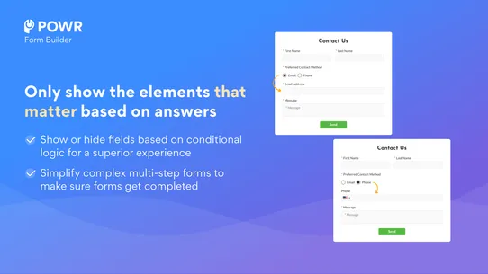 POWR Form Builder Contact Form screenshot