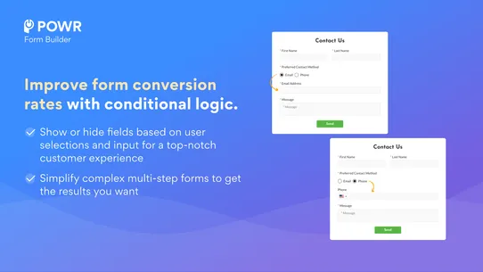 POWR Form Builder Contact Form screenshot