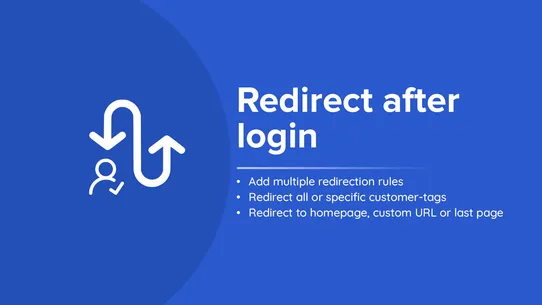 Addify ‑ Redirect After Login screenshot
