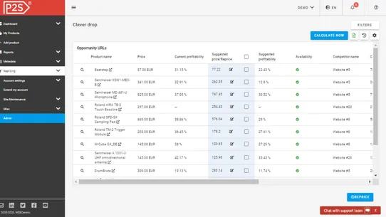 Price2Spy Pricing Optimization screenshot