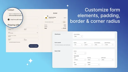 Exciting Checkout Designer screenshot