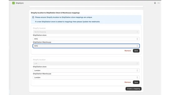 ShipSync: ShipStation routing screenshot