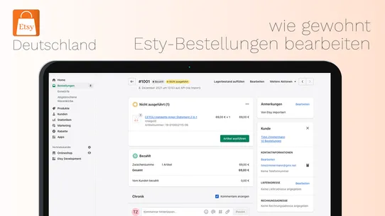 Etsy Sync ‑ velopLab screenshot